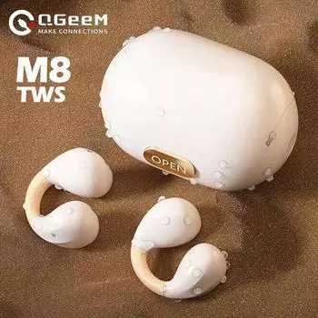 Наушники-клипсы M8 OWS с шумоподавлением Bluetooth-наушники с цифровым дисплеем Bluetooth 5.3 чёрный