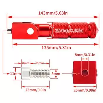M8 подножка для мотоцикла, передняя и задняя педаль для подножки, аксессуары для модификации мотоцикла, фиксированные складные подножки на 90 градусов чёрный