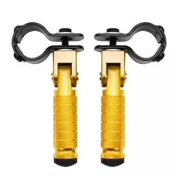 M8 подножка для мотоцикла с ЧПУ - задняя подножка, педаль для модификации мотоцикла, аксессуары для модификации, фиксированные складные подножки на 90 градусов зелёный