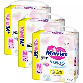 M 186 штук штук x [Размер брюк] Mary s Air-through (6~11 кг) (62 3) [Элемент дела]