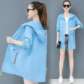 M-4XL женское солнцезащитное пальто, водонепроницаемая куртка с капюшоном, защита от ультрафиолета, тонкая ветровка, мягкий повседневный топ, обычный M розовый