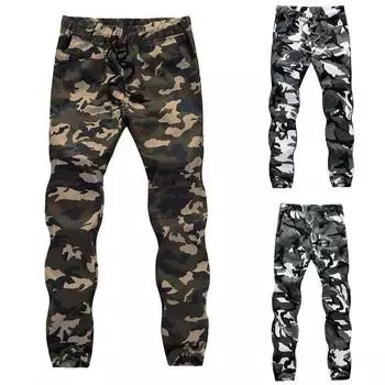 M-5XL модные мужские повседневные спортивные камуфляжные эластичные брюки-карандаш брюки брюки L