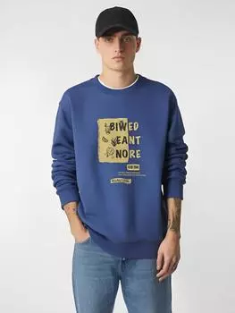 M-5XL Мужская толстовка с круглым вырезом, модная повседневная толстовка с длинным рукавом M