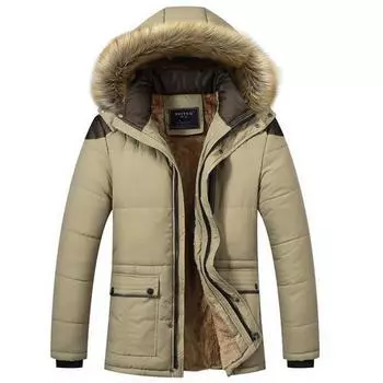 M-5XL Мужская зимняя мужская одежда плюс бархатная утолщенная холодная и теплая мужская куртка большого размера M темные хаки