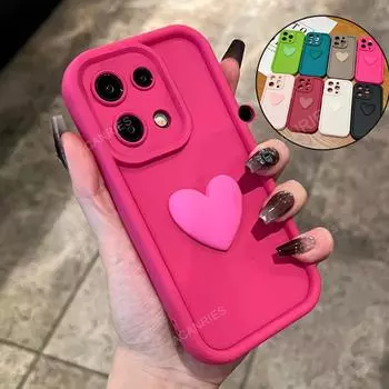 M 6 F 5 X6pro Симпатичный матовый чехол Love Heart для Xiaomi Mi Poco F6 M6 X6 X5 F5 Pro 5g 4g Противоударный силиконовый чехол на заднюю панель Poko M6pro Poco X6 5g белый