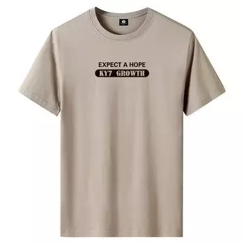 M-6XL Мужская футболка из чистого хлопка с короткими рукавами и круглым вырезом для мальчиков, повседневная футболка M