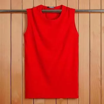 M-6xl Мужская хлопковая компрессионная рубашка для похудения, формирователь тела, жилет для тренировок, топы на бретелях, майки без рукавов для пресса M белый