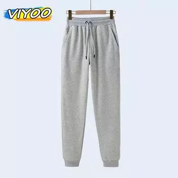 M-7XL осенне-зимняя мужская одежда больших размеров, летние штаны, свободные хлопковые тонкие/толстые спортивные штаны, спортивная одежда, бархатные повседневные брюки для мужчин 7XL