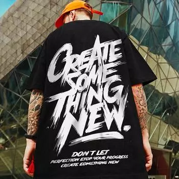 M-8XL мужские футболки с короткими рукавами, Мужская модная футболка с большим коротким рукавом, повседневная футболка с круглым вырезом, топы в стиле ретро для