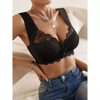 M-9xl Женский бюстгальтер для беременных с кружевным узором, сексуальное нижнее белье для кормления грудью M бордовый