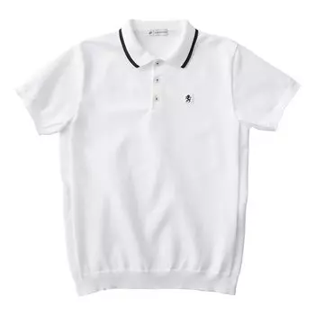 M Amossa knit polo shirt [Patrick] белый