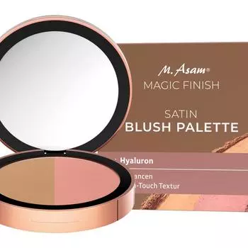 M.Asam Blusher Palette Satin Dark Honey & Nude Flush 4g