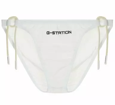 M Белый STC стринги трусики купальник прозрачный бикини сексуальный купальник [G-Station] прозрачный мужской