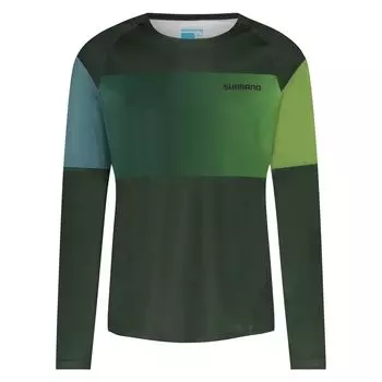 M Estimated Parco print jersey Moss green [SHIMANO] (European size) height 172-178cm мох зеленого
