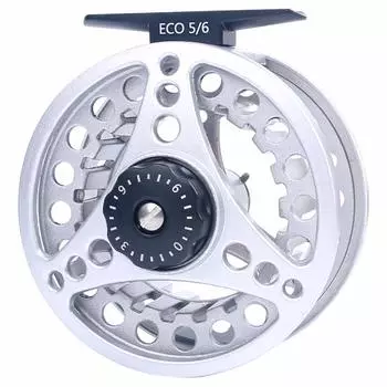 M MAXIMUMCATCH Maxcatch ECO Trout Fly Reel Большая нахлыстовая катушка Arbor #3/4#5/6#7/8 (Серебро, 5/6 вес.) серебряный