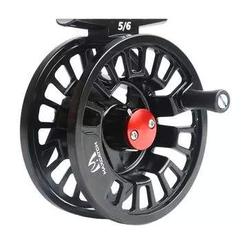 M MAXIMUMCATCH Maxcatch TINO Большая катушка для нахлыста с оправкой Fly Reel (Черный, 5/6 вес.) чёрный