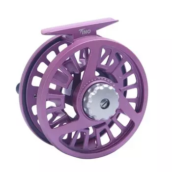 M MAXIMUMCATCH Maxcatch TINO Большая катушка для нахлыста с оправкой Fly Reel (Фиолетовый, 5/6 вес.) фиолетовый
