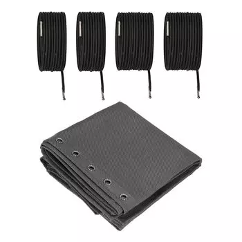 M METERXITY сменный тканевый водонепроницаемый инструмент для ремонта стульев с шнурком для темно-серого цвета - для отдыха на природе/сада/пикника/кемпинга темно-серого