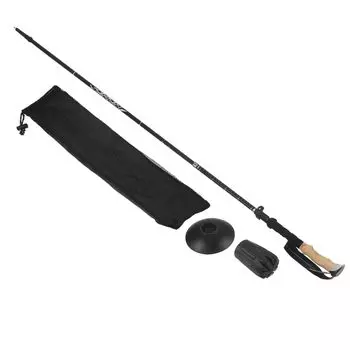 M METERXITY Трекинговая палка складная походная трость с корзиной для сбора грязи телескопическая унисекс - (43-51 Черный)