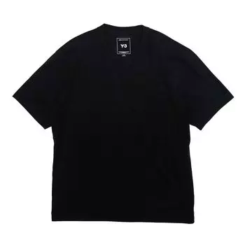 M REG SS TEE Logo Short Sleeve Cut and Sew Black XS SML XL iw0066 BLACK [Wisely] Футболка мужская (JP, Алфавит, L, черный) чёрный