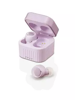 M-SOUNDS MS-TW23 Completely Wireless Earphones with Bluetooth5.0 Gaming Mode Waterproof/Dustproof Ultra Lightweight 4g MS-TW23PU (Lavender Purple)