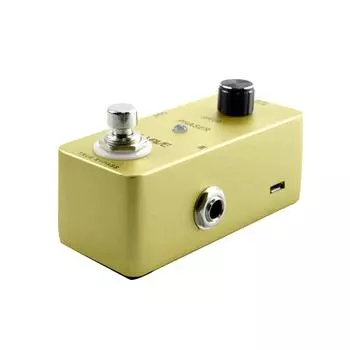 M-VAVE PHASER Аналоговая фазовая гитарная педаль эффектов Корпус из цинкового сплава True Bypass Эффект для электрогитары золотой