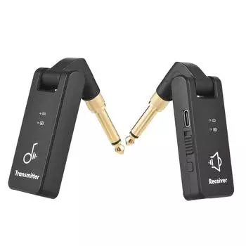 M-VAVE WP-8 Беспроводная система передачи данных 2,4G Перезаряжаемый приемник и передатчик для электрогитары