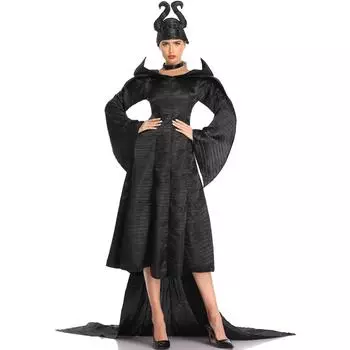 M-XL 20,000 Хэллоуин Спящее заклинание 2 Костюм ведьмы косплей Анджелина Джуса Платье ведьмы M