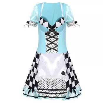 M-XL Хэллоуин костюм косплей Алиса, платье, косплей Французский сексуальный костюм горничной M