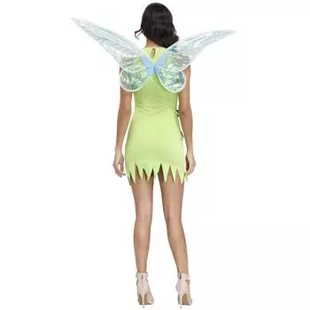 M-XL Хэллоуин зеленый лес бабочка фея ангел костюм косплей эльф униформа M