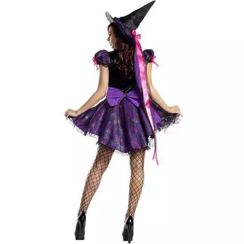 M-XL Костюм ведьмы-паука, костюм на Хэллоуин, костюм волшебника, костюм COS, сценический костюм для праздничной вечеринки M