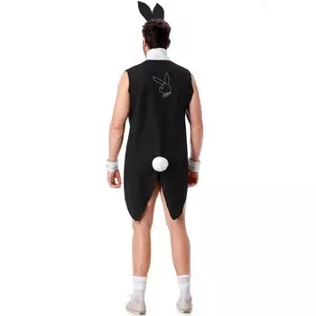 M-XL мужской костюм кролика, костюм для косплея, праздничного карнавала, костюм COS, костюм на Хэллоуин M