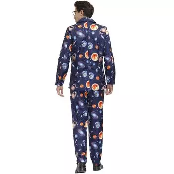 M-XL Мужской персонализированный праздничный костюм для вечеринки - космический костюм, костюм на Хэллоуин M
