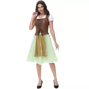 M-XL немецкое сексуальное платье для пивного фестиваля 2024 барная игра COS вечеринка женский пивной костюм, сценический костюм M