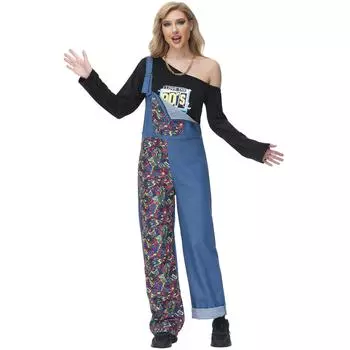 M-XL ретро-костюм 70-х, танцевальный хип-хоп костюм для пары, сценический костюм для дискотеки, костюм на Хэллоуин M