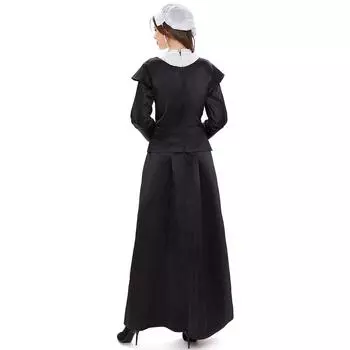 M-XL сексуальный костюм горничной, костюм горничной, костюм на Хеллоуин, костюм горничной, французская униформа для выступлений на открытом воздухе M