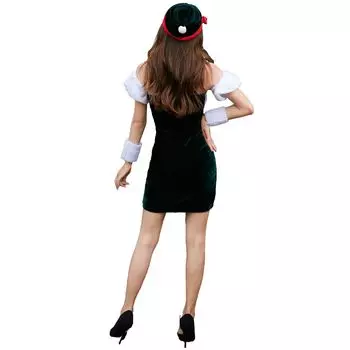 M-XL Японское девчачье милое рождественское платье, униформа милое рождественское сценическое рождественское платье M