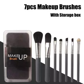 Maange7 Необычный набор кистей в упаковке Серые инструменты для макияжа Кисть для румян Кисть для пудры Кисть для тонального крема Кисть для теней для век Кисть для консилера