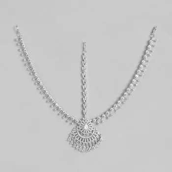 Maangtikka tikka в болливудском стиле Maangtikka Индийские свадебные украшения для женщин с бриллиантами maangtikka M белый