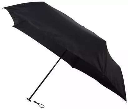 mabu Folding UV Sunny and Rainy 5 Main Rib Diameter Noir Umbrella, Protection/For Days/Windproof, Ribs, Compact, Men s, Women s, Fiberglass, 55cm,