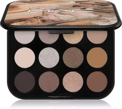 MAC Cosmetics Connect In Colour Eye Shadow Palette 12 shades palette de fards paupires TU прозрачный