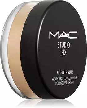 MAC Cosmetics Studio Fix Pro Set + Blur Weightless Loose Powder poudre fixatrice matifiante TU прозрачный