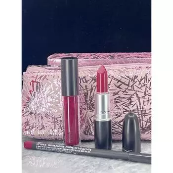 MAC Firework IT Lip Kit Berry 3-х предметный набор