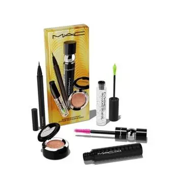MAC Glam As Gold Eye Kit 4 предмета [Праздничный выпуск 2024 г.] P000DYCD - Eye Kit