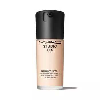 MAC Studio Fix Fluid SPF25/PA++ Skin Balancing Complex Стойкая мягкая матовая основа NC15