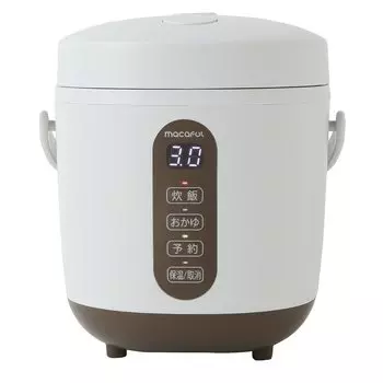Macaful Cookware Мини-рисоварка Белая MRC-15L-GRG
