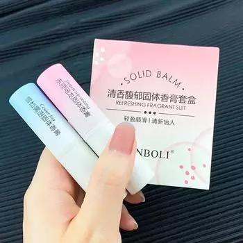 Macaron Gradient Body Perfume для женщин и мужчин Портативные твердые духи Ароматы Твердый бальзам Мягкий аромат Дезодорант Jasmine tea