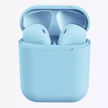 Macaron InPods 12 i12 TWS Беспроводные наушники Bluetooth HiFi Спортивные наушники для IPhone Xiaomi Samsung синий