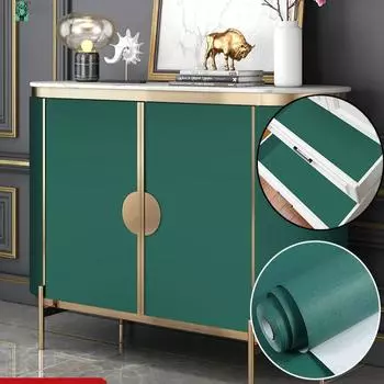 Macaron матовые однотонные обои мебельный шкаф ремонт наклейки спальня виниловая пленка DIY самоклеящаяся декор стен комнаты