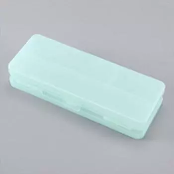 Macaron Transparent Pencil Case Plastic Simple Pen Case Dual-Layer Pencil Box School Supplies